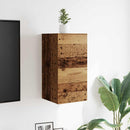væghængt tv-skabe 2 stk. 30,5x30x30 cm antikt træ