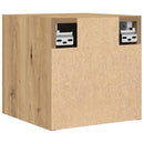 væghængt tv-skabe 2 stk. 30,5x30x30 cm kunsteg