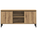 tv-bord 102x35x50 cm konstrueret træ kunsteg
