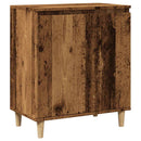 skænk 60x35x70 cm konstrueret træ antikt træ