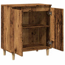 skænk 60x35x70 cm konstrueret træ antikt træ
