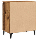 skænk 60x35x70 cm konstrueret træ antikt træ