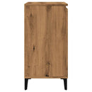 skænk 60x35x70 cm konstrueret træ egetræsfarve