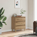 skænk 60x35x70 cm konstrueret træ egetræsfarve