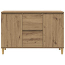 skænk 102x35x70 cm konstrueret træ kunsteg