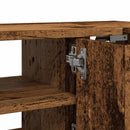 vægskab 101x30x29 cm konstrueret træ antikt træ