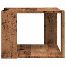 sofabord 40x40x30 cm konstrueret træ antikt træ