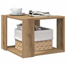 sofabord 40x40x30 cm konstrueret træ kunsteg