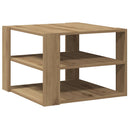 sofabord 58x58x40 cm konstrueret træ kunsteg