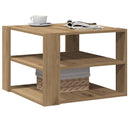 sofabord 58x58x40 cm konstrueret træ kunsteg