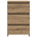 sengeborde 2 stk. 40x35x62,5 cm konstrueret træ kunsteg