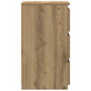 sengeborde 2 stk. 40x35x62,5 cm konstrueret træ kunsteg