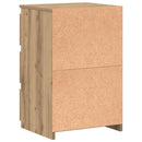sengeborde 2 stk. 40x35x62,5 cm konstrueret træ kunsteg