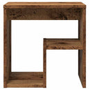 sengebord 40x30x40 cm konstrueret træ gammelt trælook
