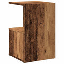sengeskabe 2 stk. 35x35x55 cm konstrueret træ antikt træ