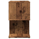 sengeskabe 2 stk. 50x30x51,5 cm konstrueret træ antikt træ