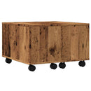 sofabord 60x60x38 cm konstrueret træ antikt træ