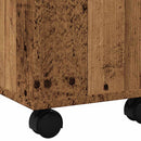 sofabord 60x60x38 cm konstrueret træ antikt træ
