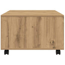 sofabord 60x60x38 cm konstrueret træ kunsteg