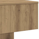 sofabord 60x60x31,5 cm konstrueret træ egetræsfarve