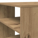 sofabord 100x50x40 cm konstrueret træ egetræsfarve