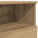 sengeborde 2 stk. 50x32x60 cm konstrueret træ kunsteg