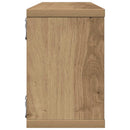 væghylder 4 stk. 60x15x30 cm kubeformet konstrueret træ kunsteg