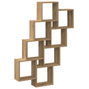 vægreol 90x15x119,5 cm kubeformet konstrueret træ kunsteg
