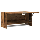 garderobe, gammel trælook, 70x32,5x35 cm, konstrueret træ