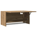 klædeskab 70x32,5x35 cm konstrueret træ egetræslook