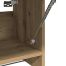 klædeskab 70x32,5x35 cm konstrueret træ egetræslook