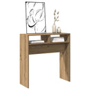 konsolbord 78x30x80 cm konstrueret træ kunsteg