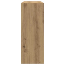 konsolbord 105x30x80 cm konstrueret træ kunsteg