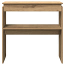 konsolbord 80x30x80 cm konstrueret træ kunsteg