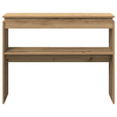 konsolbord 102x30x80 cm konstrueret træ kunsteg