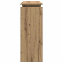 konsolbord 102x30x80 cm konstrueret træ kunsteg