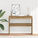 konsolbord 102x30x80 cm konstrueret træ kunsteg