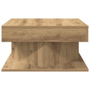 sofabord 55x55x30 cm konstrueret træ kunsteg
