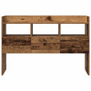 skænk 105x30x70 cm konstrueret træ antikt træ