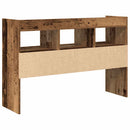 skænk 105x30x70 cm konstrueret træ antikt træ