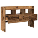 skænk 105x30x70 cm konstrueret træ antikt træ