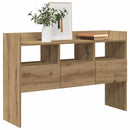 skænk 105x30x70 cm konstrueret træ egetræsfarve