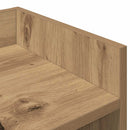 skænk 105x30x70 cm konstrueret træ egetræsfarve