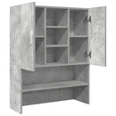 vaskemaskineskab 70,5x25,5x90 cm betongrå