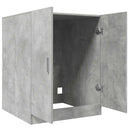 vaskemaskineskab 70,5x71,5x91,5 cm betongrå