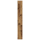vaskemaskineskab 64x24x190 cm antikt træ