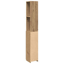 badeværelsesskab 25x25x170 cm konstrueret træ kunsteg