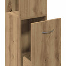 badeværelsesskab 25x25x170 cm konstrueret træ kunsteg