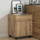 rullebord 45x38x54 cm konstrueret træ kunsteg