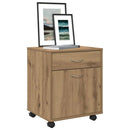rullebord 45x38x54 cm konstrueret træ kunsteg